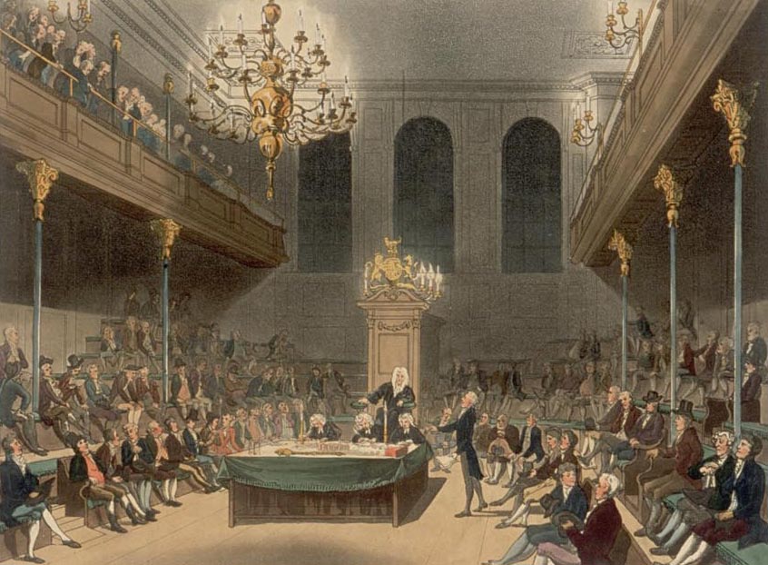 The House of Commmons before 1832 - public domain image
